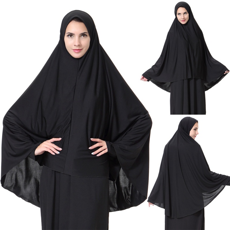 Islamic codes of behavior and dress are strictly enforced. Muslim Women Prayer Dress Long Scarf Hijab Amira Islamic